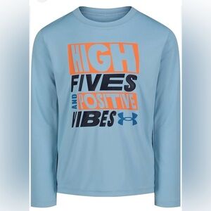 Under Armour Kids Light Blue Long Sleeve Tee 2T NWT